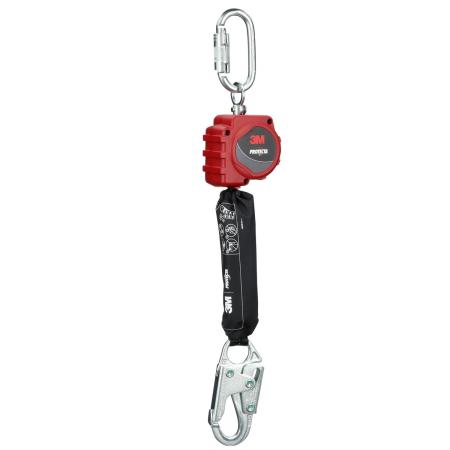 3M™ Protecta® Höhensicherungsgerät mit selbstaufrollendem Gurtband, Tri-Lok-Karabiner, Sicherheitshaken, 6 ft / 1,8 m, 3100640