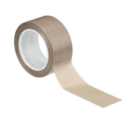 3M™ PTFE Glasgewebe-Klebeband 5451, Braun-Transparent, 19 mm x 33 m, 0.14 mm