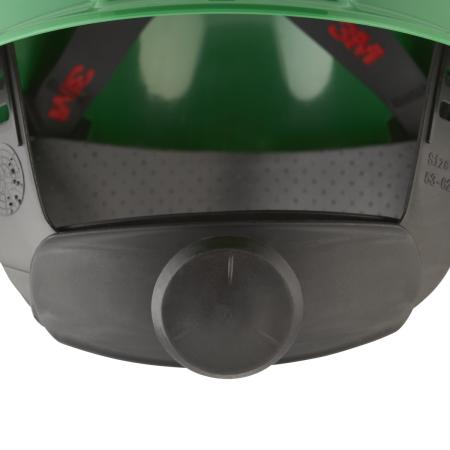 Preview: 3M™ Schutzhelm, Uvicator, Ratschenverschluss, belüftet, Kunststoffschweißband, Grün, G3000NUV-GP