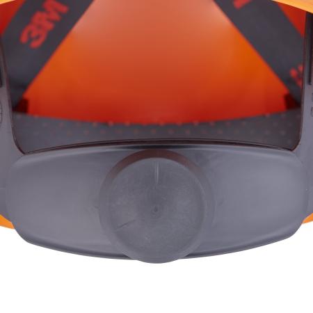 Preview: 3M™ Schutzhelm, Uvicator, Ratschenverschluss, belüftet, reflektierend, Kunststoffschweißband, Orange, G3000NUV-R-OR