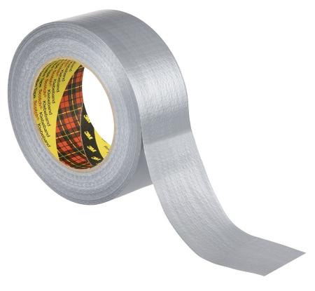 3M™ Schwerlast-Gewebeklebeband 2904, Silber, 48 mm x 50 m, 0.19 mm