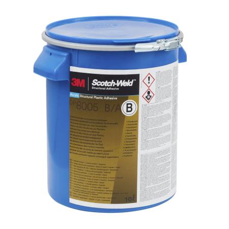 3M™ Scotch-Weld™ 2-Komponenten-Konstruktionsklebstoff auf Acrylatbasis DP8005 Off-white, Transluzent, Teil B, 10 L