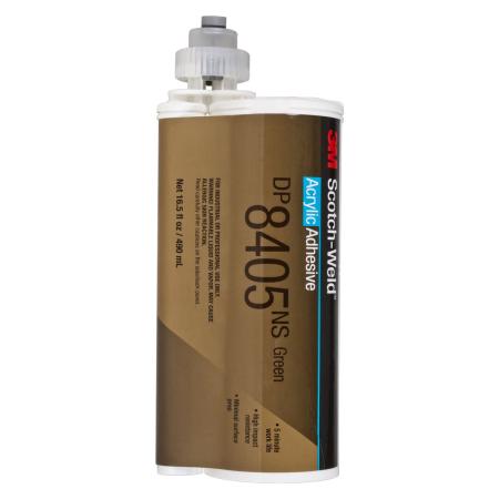 3M™ Scotch-Weld™ 2-Komponenten-Konstruktionsklebstoff auf Acrylatbasis DP8405NS, Grün, 490 ml