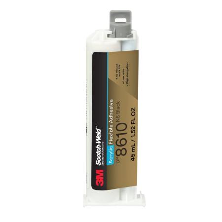 3M™ Scotch-Weld™ 2-Komponenten-Konstruktionsklebstoff auf Acrylatbasis DP8610NS, Schwarz, 45 ml