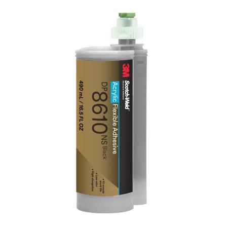 3M™ Scotch-Weld™ 2-Komponenten-Konstruktionsklebstoff auf Acrylatbasis DP8610NS, Schwarz, 490 ml