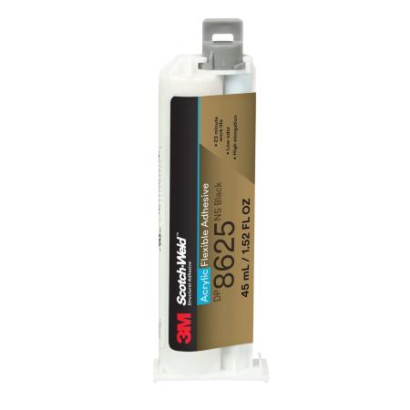 3M™ Scotch-Weld™ 2-Komponenten-Konstruktionsklebstoff auf Acrylatbasis DP8625NS, Schwarz, 45 ml