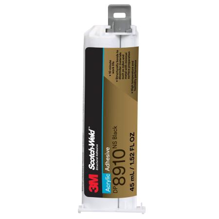 3M™ Scotch-Weld™ 2 Komponenten-Konstruktionsklebstoff auf Acrylatbasis DP8910NS, Schwarz, 45 ml Duo-Pak