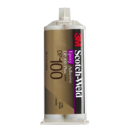 3M™ Scotch-Weld™ 2-Komponenten-Konstruktionsklebstoff auf Epoxidharzbasis DP100 Plus, Transparent, 200 ml