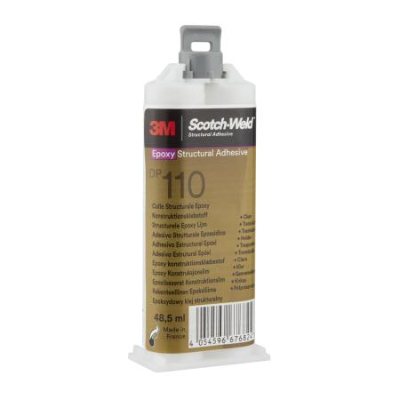 3M™ Scotch-Weld™ 2-Komponenten-Konstruktionsklebstoff auf Epoxidharzbasis DP110, Transluzent, 48.5 ml