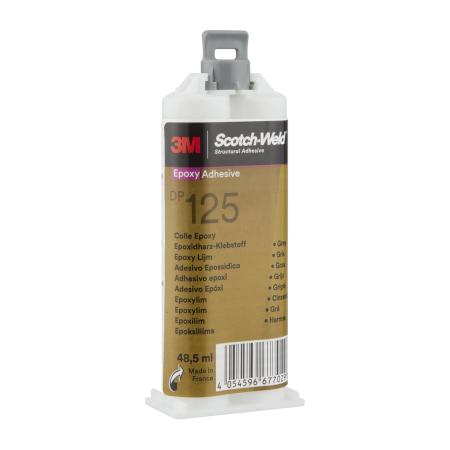 3M™ Scotch-Weld™ 2-Komponenten-Konstruktionsklebstoff auf Epoxidharzbasis DP125, Grau, 48.5 ml