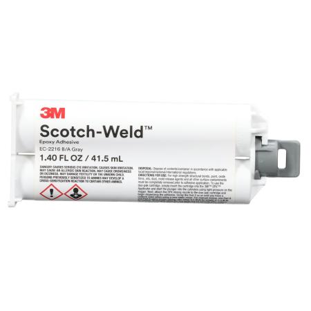 3M™ Scotch-Weld™ 2-Komponenten-Konstruktionsklebstoff auf Epoxidharzbasis DP2216, Grau, 41,5 ml