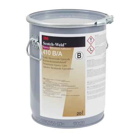 3M™ Scotch-Weld™ 2-Komponenten-Konstruktionsklebstoff auf Epoxidharzbasis DP410, Transparent, Teil A, 20 L