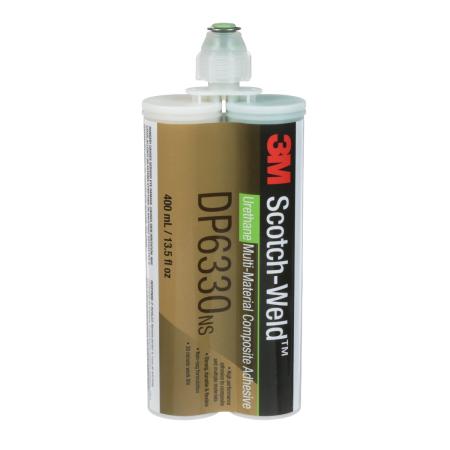 3M™ Scotch-Weld™ 2-Komponenten-Konstruktionsklebstoff auf Polyurethanbasis DP6330NS, Grün, 400 ml