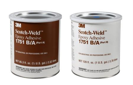 3M™ Scotch-Weld™ Epoxidharz-Klebstoff 1751, Grau, 6.3 L, 2 Kits