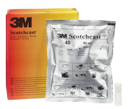 3M™ Scotchcast™ 40-A, Polyurethan-Kabelharz, 2-Komponenten GMG-System, Größe A, 90 ml