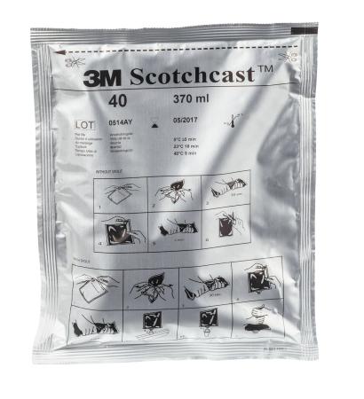 Preview: 3M™ Scotchcast™ 40-C, Polyurethan-Kabelharz, 2-Komponenten GMG-System, Größe C, 370 ml