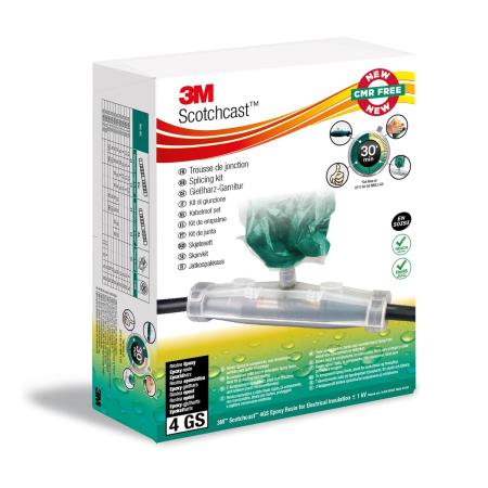 3M™ Scotchcast™ Gießharz-Verbindungsgarnitur 92-NBA GS, Größe 0, 0.6/1 kV, 4x 1.5 - 4 / 5x 1.5 - 2.5 mm², 10 Kits/Packung