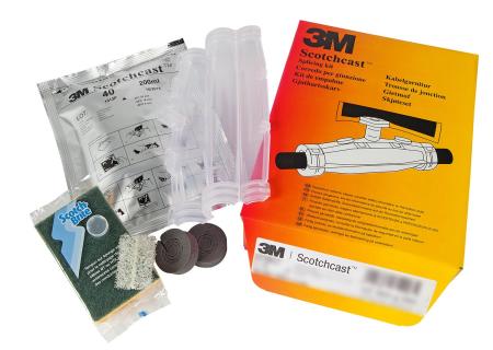 3M™ Scotchcast™ 92-NBA 4 Gießharz-Verbindungsgarnitur, 0,6/1 kV, 4x 25 - 50, 5x 16 - 35 mm²