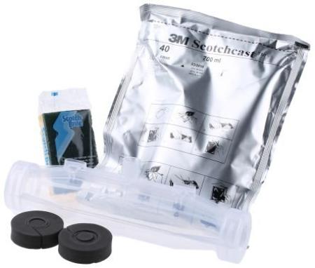 3M™ Scotchcast™ 92-NBA 5 Gießharz-Verbindungsgarnitur, 0,6/1 kV, 4x 50 - 95, 5x 25 - 50 mm²