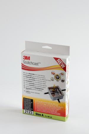 3M™ Scotchcast™ Wiederentfernbares Kabelharz 2123, Größe A, 90 ml, 10 Stück/Packung