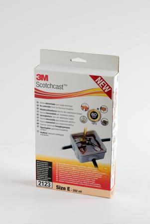 3M™ Scotchcast™ Wiederentfernbares Kabelharz 2123, Größe E, 278 ml, 10 Stück/Packung