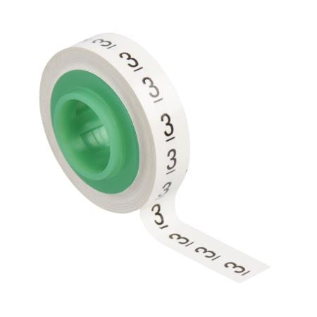 3M™ ScotchCode™ SDR-3 Kabelmarkierer Nachfüllrollen, Ziffer "3", 3er Blisterpack