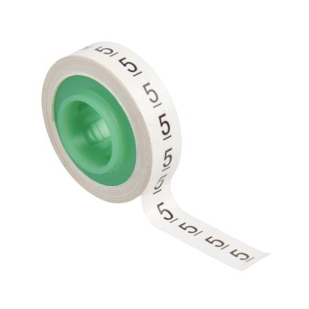 3M™ ScotchCode™ SDR-5 Kabelmarkierer Nachfüllrollen, Ziffer "5", 3er Blisterpack