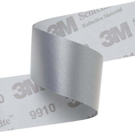 3M™ Scotchlite™ Reflective Material 9910, Silber, 28mm x 50m