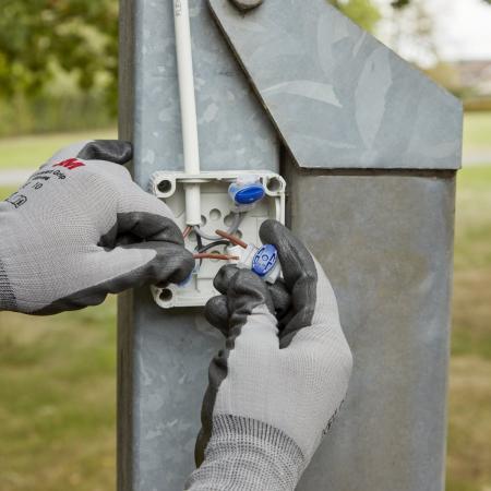 Preview: 3M™ Scotchlok™ 314 Verbinder, feuchtigkeitsbeständig, flammwidrig, Blau, 600 V, max. 0,5 - 1,5 mm², 1000 Stück / Packung