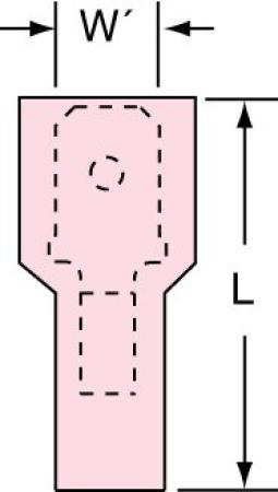 Preview: 3M™ Scotchlok™ B-63-1203 Abzweig für Verbinder 951, Rot, 600 V, max. 0,5 - 1 mm², 50 Stück / Packung