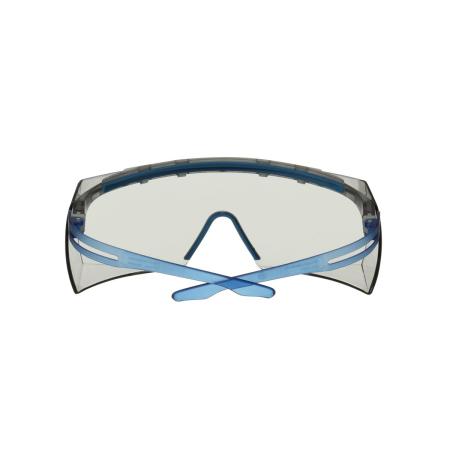 Preview: 3M™ SecureFit™ 3700 Überbrille, blaue Bügel, Augenbrauenschutz, Scotchgard™ Anti-Fog-Beschichtung (K&N), hellgraue Scheibe für innen/außen, SF3707XSGAF-BLU-EU, 20 pro Packung