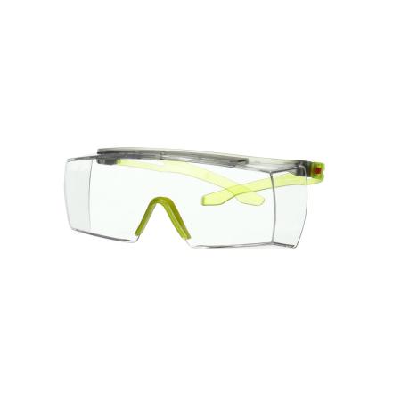 3M™ SecureFit™ 3700 Überbrille, limettengrüne Bügel, Scotchgard™ Anti-Fog-Beschichtung (K&N), transparente Scheibe, SF3701SGAF-GRN-EU, 20 pro Packung