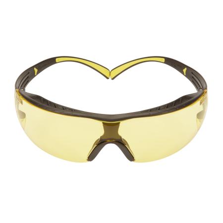 Preview: 3M™ SecureFit™ 400X Schutzbrille, gelb/schwarze Bügel, Scotchgard™ Anti-Fog-/Antikratz-Beschichtung (K&N), gelbe Scheibe, 400X-SF403XSGAF-YEL-EU, 20 pro Packung