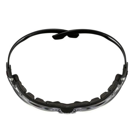 Preview: 3M™ SecureFit™ 500 Schutzbrille, schwarze Bügel, Schaumrahmen, Scotchgard™ Anti-Fog-/Antikratz-Beschichtung (K&N), transparente Scheibe, SF501SGAF-BLK-FM-EU, 20 pro Packung