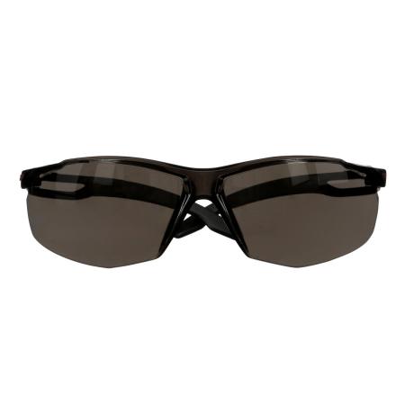 Preview: 3M™ SecureFit™ 500 Schutzbrille, schwarze Bügel, Scotchgard™ Anti-Fog-/Antikratz-Beschichtung (K&N), graue Scheibe, SF502SGAF-BLK-EU, 20 pro Packung