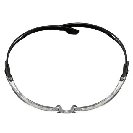 Preview: 3M™ SecureFit™ 500 Schutzbrille, schwarze Bügel, Scotchgard™ Anti-Fog-/Antikratz-Beschichtung (K&N), transparente Scheibe, SF501SGAF-BLK-EU, 20 pro Packung