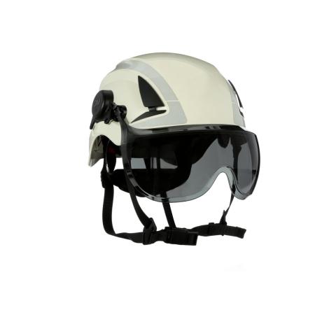 Preview: 3M™ SecureFit™ Kurzvisier für Schutzhelme der Serien X5, X5000 und X5500, grau, Antibeschlag-/Antikratz-Beschichtung, Polycarbonat, X5-SV02-CE