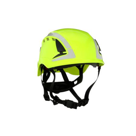 Preview: 3M™ SecureFit™ Schutzhelm X5000, belüftet, reflektierend, CE, Neongrün, X5014V-CE