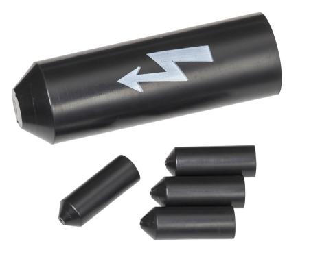 3M™ SKE S/1+2 Warmschrumpf-Spannungsfeste Kabelendgarnitur, Schwarz, 4x 10 - 25 mm²