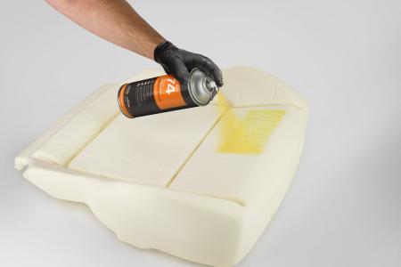 Preview: 3M™ Sprühklebstoff auf Basis Synthetischer Elastomere FoamFast 74, Orange, 500 ml