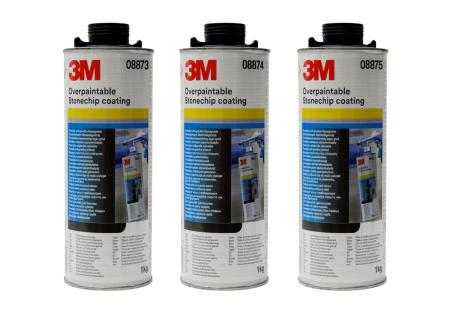 3M™ Steinschlagschutz mit texturierter Struktur, Schwarz, 08873