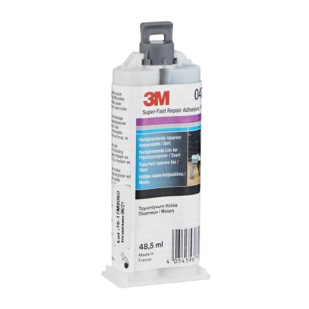 Preview: 3M™ Superfast-Kunststoffklebstoff, Schwarz, 50ml, 04748