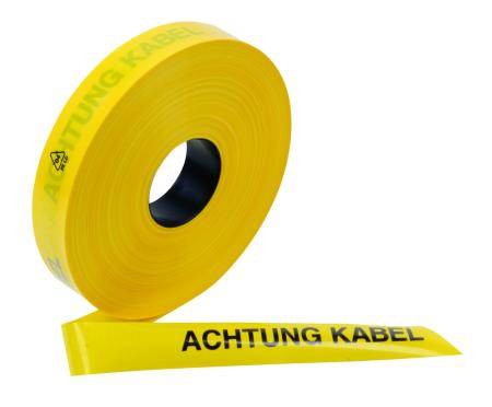 3M™ Trassenwarnband "Achtung Kabel", 40 mm x 250 m, 0.15 mm