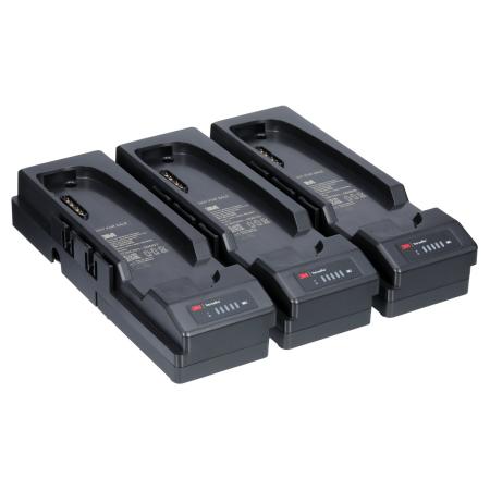 3M™ Versaflo™ Batterie-Ladegerät-Pack (3er-Station) speziell für Versaflo™ TR-600 & TR-800, TR-642-3