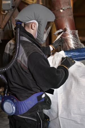 Preview: 3M™ Versaflo™ strapazierfähige Kopfhaube mit integrierter Bebänderung, Klein, S-333SG