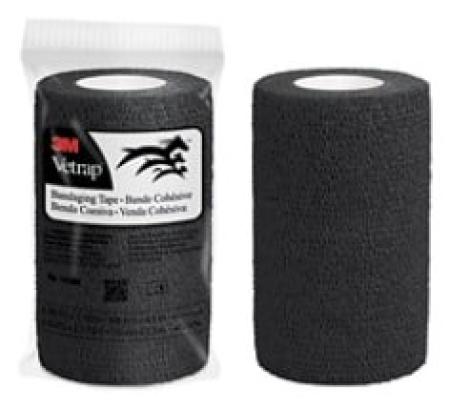 3M™ Vetrap™ Tierbandage selbstklebend, Schwarz, 10cm x 4.5m 18 Rls./Box