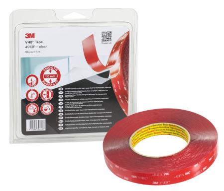 3M™ VHB™ Klebeband 4910F, Transparent, 19 mm x 11 m, 1.0 mm, Blister