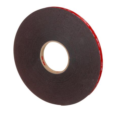 3M™ VHB™ Klebeband 5952F, Schwarz, 18/13 mm x 33 m, 1.1 mm, HT019-00725, Musterrolle