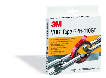 3M™ VHB™ Klebeband GPH-110GF, Grau, 19 mm x 3 m, 1.1 mm