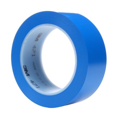 3M™ Weich-PVC-Klebeband 471, Blau, 38 mm x 33 m, 0.14 mm